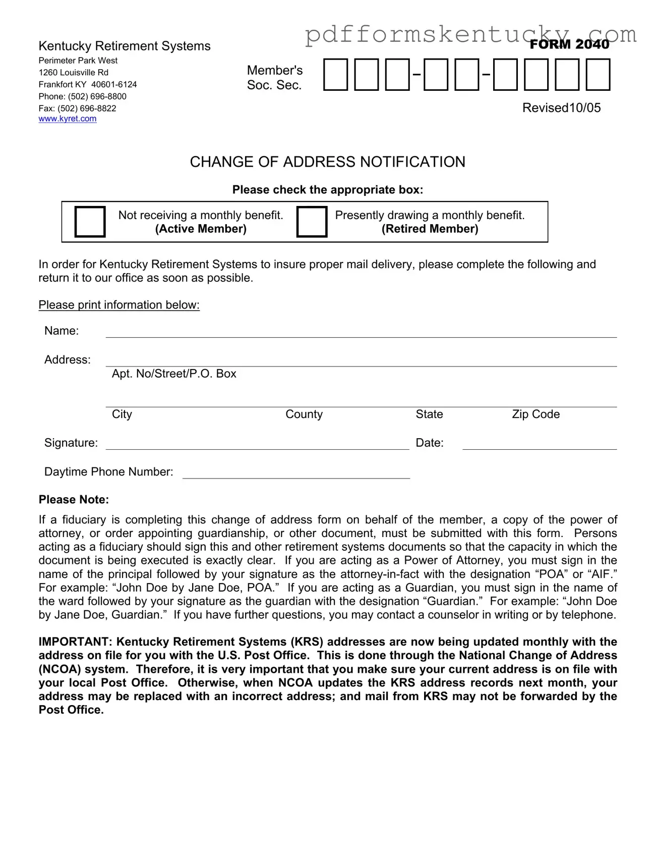 Download Kentucky Template