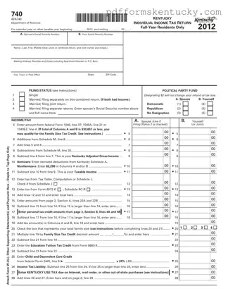 Download Kentucky 740 Template